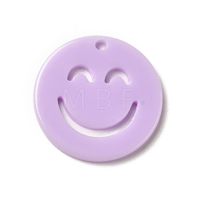 Opaque Acrylic Pendants OACR-B008-AM-1