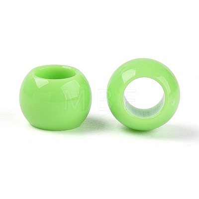 Opaque Acrylic Beads SACR-N018-05G-1