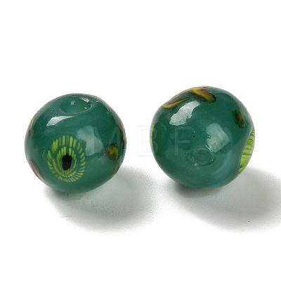 Handmade Opaque Lampwork Beads LAMP-C016-04B-07-1