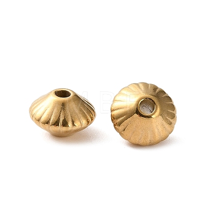 304 Stainless Steel Saucer Spacer Beads SA-L001-01G-01-1
