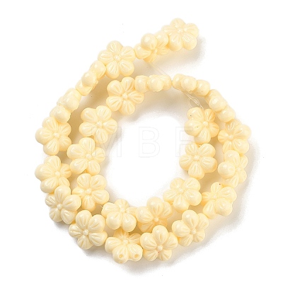 Synthetic Coral Carved Beads Strands CORA-B001-03-1