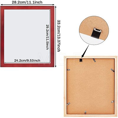 Wood Picture Frame DIY-WH0162-11C-1