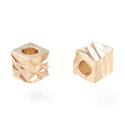 Brass Spacer Beads X-KK-H101-05LG-1