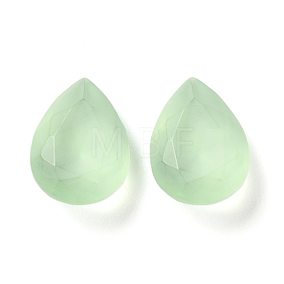 Frosted Glass Rhinestone Cabochons RGLA-G022-02A-1