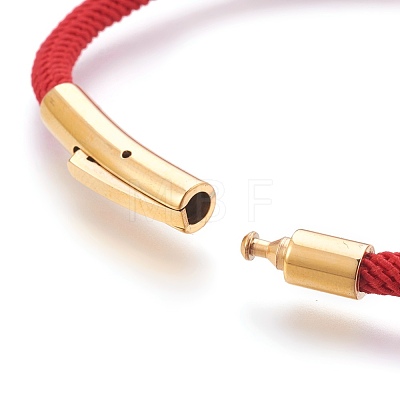 Cotton Twisted Cord Bracelet Making MAK-E665-10A-1