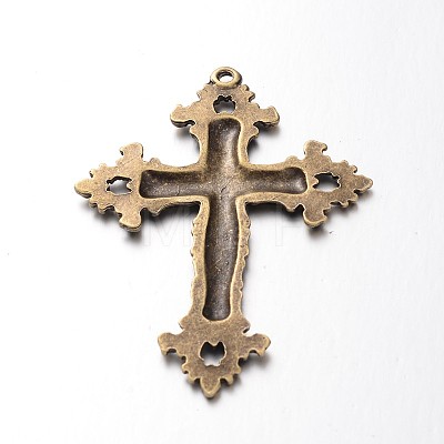 Tibetan Style Alloy Big Pendants LS-TIBEP-A20541-AB-FF-1