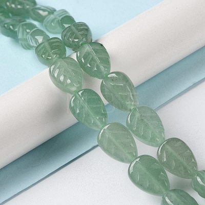 Natural Green Aventurine Beads Strands G-M418-A03-01-1