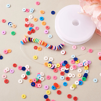 DIY Heishi Bead Stretch Bracelets Making Kits DIY-TA0003-22-1