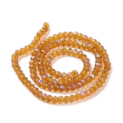 Electroplate Glass Beads Strands X1-EGLA-A034-T6mm-L01-1