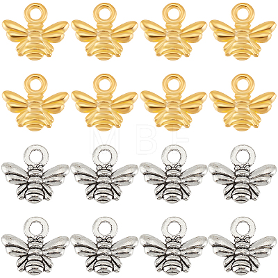 200Pcs 2 Styles Alloy Charms FIND-SC0013-98-1