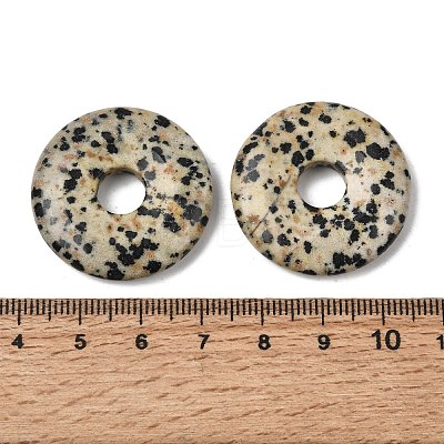Natural Dalmatian Jasper Pendants G-A320-01A-17-1