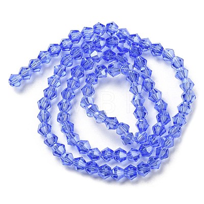 Transparent Electroplate Glass Beads Strands LS-EGLA-A039-T3mm-A07-1