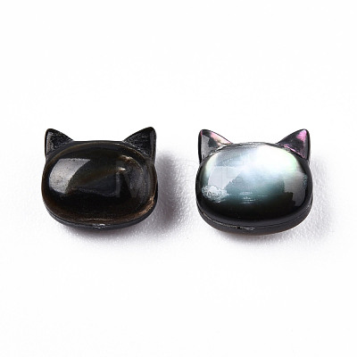 Natural Black Lip Shell Beads SSHEL-N032-47-1