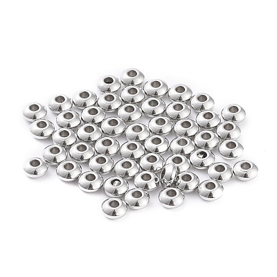 304 Stainless Steel Spacer Beads STAS-E460-09P-A01-1