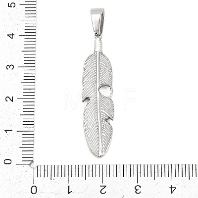 304 Stainless Steel Pendants STAS-B137-04P-1