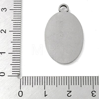 304 Stainless Steel Pendants STAS-L277-03B-P-1