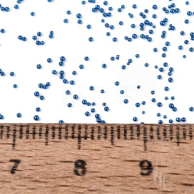 Color Plated DIY 3D Nail Art Decoration Mini Glass Beads MRMJ-R038-E08-1