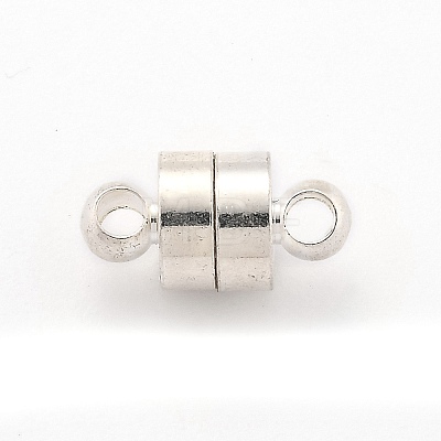 Brass Magnetic Clasps with Loops LS-KK-O134-14S-1