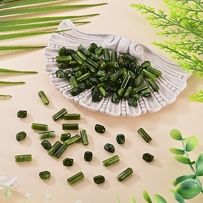 90Pcs 2 Styles Opaque Acrylic Imitation Gemstone Beads OACR-TA0005-14D-1