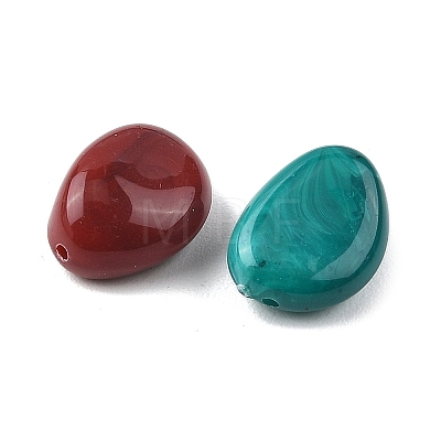 Opaque Acrylic Beads OACR-Z036-02A-1