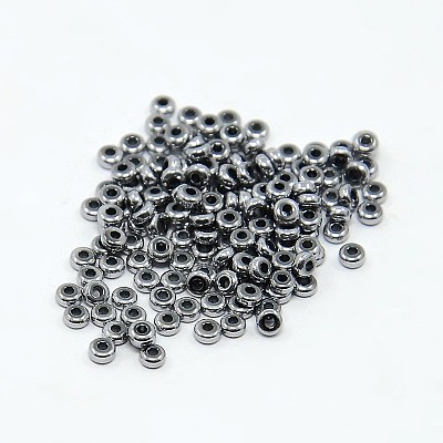 Electroplate Non-magnetic Synthetic Hematite Beads Strands G-J216D-08-1