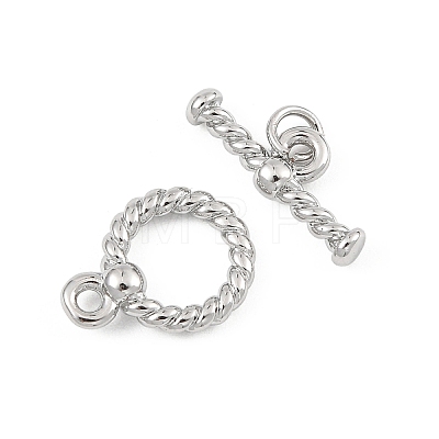 SHEGRACE Brass Toggle Clasps XGR0121P-156P-1