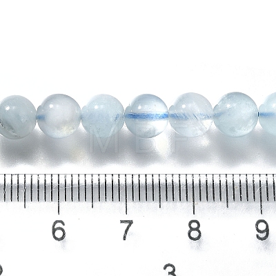 Natural Aquamarine Beads Strands G-N0319-D-01-1