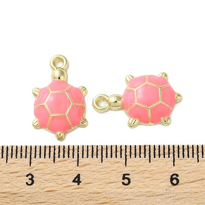 Alloy Enamel Pendants FIND-O003-08A-G-1