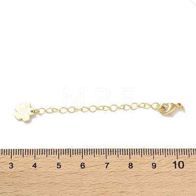 Brass Lobster Clasps & Ends with Chain KK-F880-33G-1