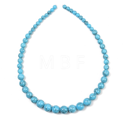 Synthetic Turquoise Graduated Beads Strands GG-CBA2AE1-A04-B-1