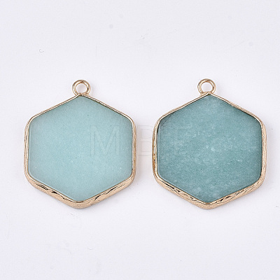 Natural White Jade Pendants G-S344-89D-1