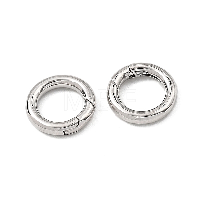 SHEGRACE Brass Spring Gate Rings XGRQ58053-763P-1
