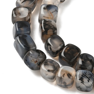 Natural Dragon Veins Agate Beads Strands G-G177-E19-01-1