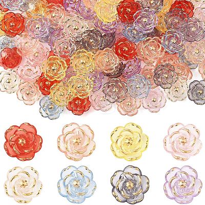 100Pcs Plastic Beads KY-YW0002-22-1