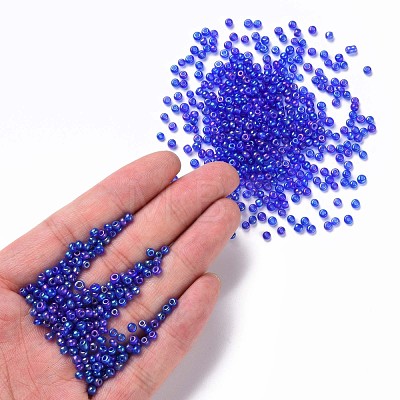 8/0 Round Glass Seed Beads SEED-US0003-3mm-168-1