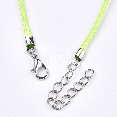 Waxed Cord Necklace Making NCOR-T001-38-1