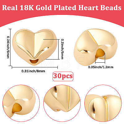 30Pcs Alloy Beads FIND-BBC0005-16A-G-1