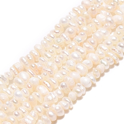 Natural Cultured Freshwater Pearl Beads Strand PEAR-N015-03B-01-1