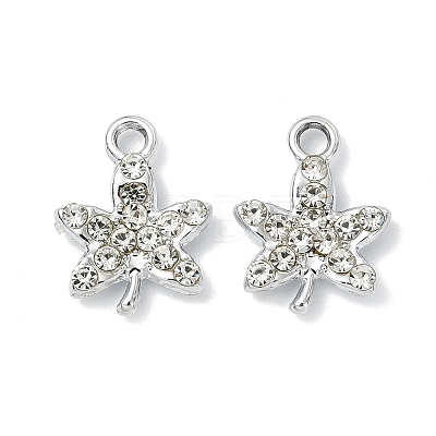 Alloy Crystal Rhinestone Pendants ALRI-T012-04C-P-1