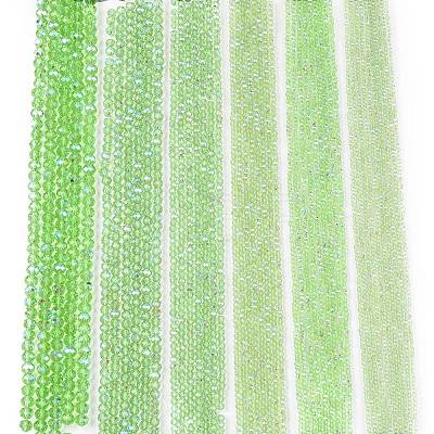 Electroplate Glass Beads Strands EGLA-A044-T1mm-L09-1