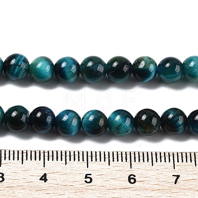 Natural Tiger Eye Beads Strands X-G-B133-A02-6MM-07-1