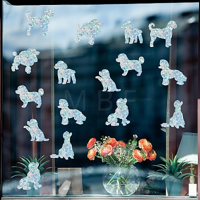 Waterproof PVC Colored Laser Stained Window Film Static Stickers DIY-WH0314-113-1