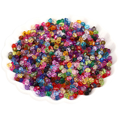 5600Pcs 28 Colors Transparent Acrylic Beads TACR-PA0001-34A-1