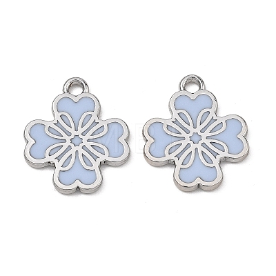 Alloy Enamel Pendants ENAM-G235-06P-02-1