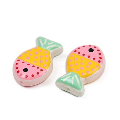 Baking Paint Glass Beads LAMP-F036-02D-1