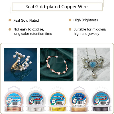 Craft Copper Wire CWIR-BC0001-0.8mm-RG-1