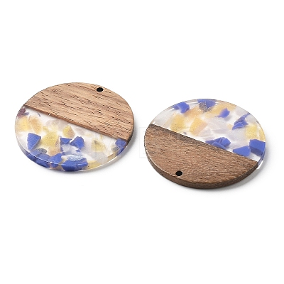 Resin and Walnut Pendants FIND-R051-05C-1