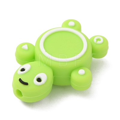 Tortoise Silicone Beads SIL-WH0002-81E-1