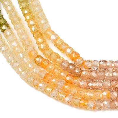 Cubic Zirconia Beads Strands ZIRC-P125-2x3mm-32-1