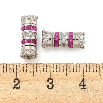 925 Sterling Silver with Rhinestone Screw Clasps STER-B005-41B-P-1